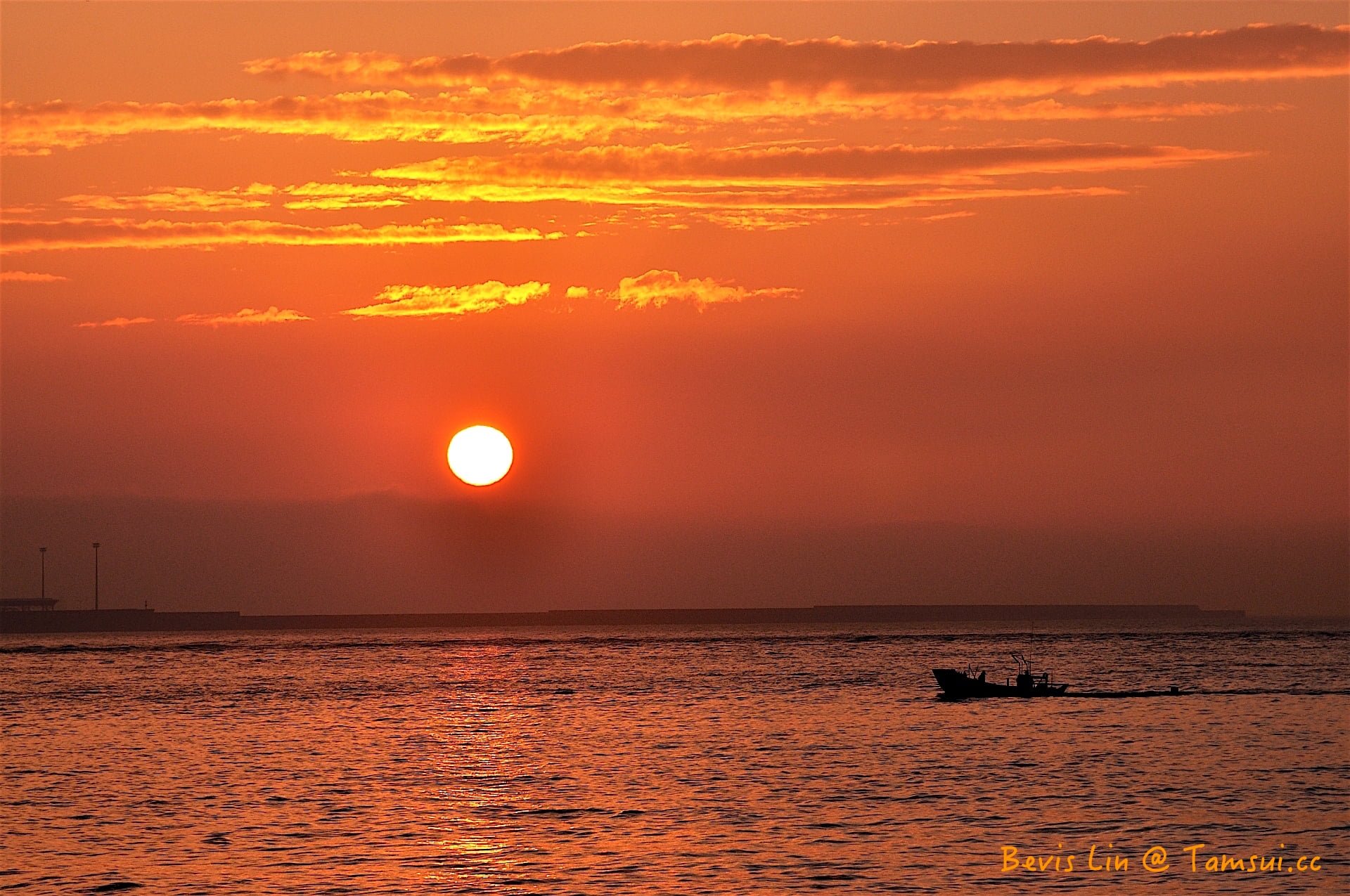 15年2月13日淡水夕陽落日攝影紀錄 淡水人