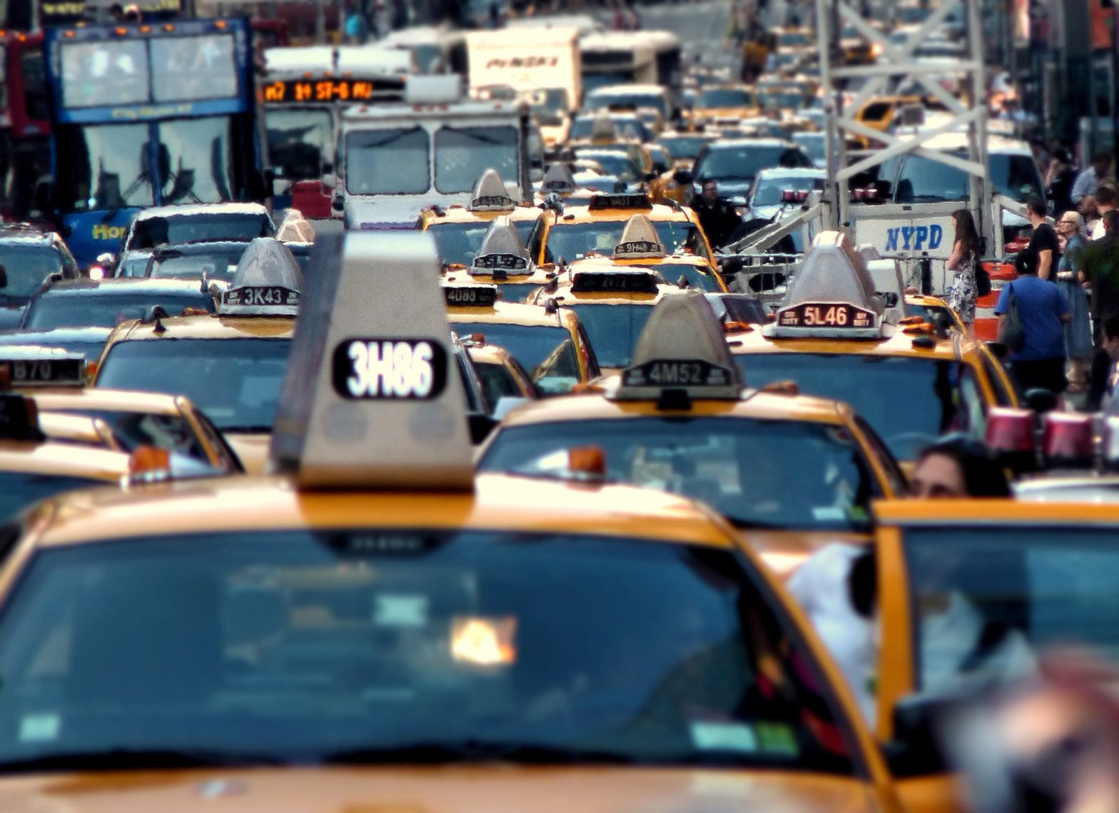 World-Class-Traffic Jam-Times-Square-traffic-jam-in-NewYorkCity