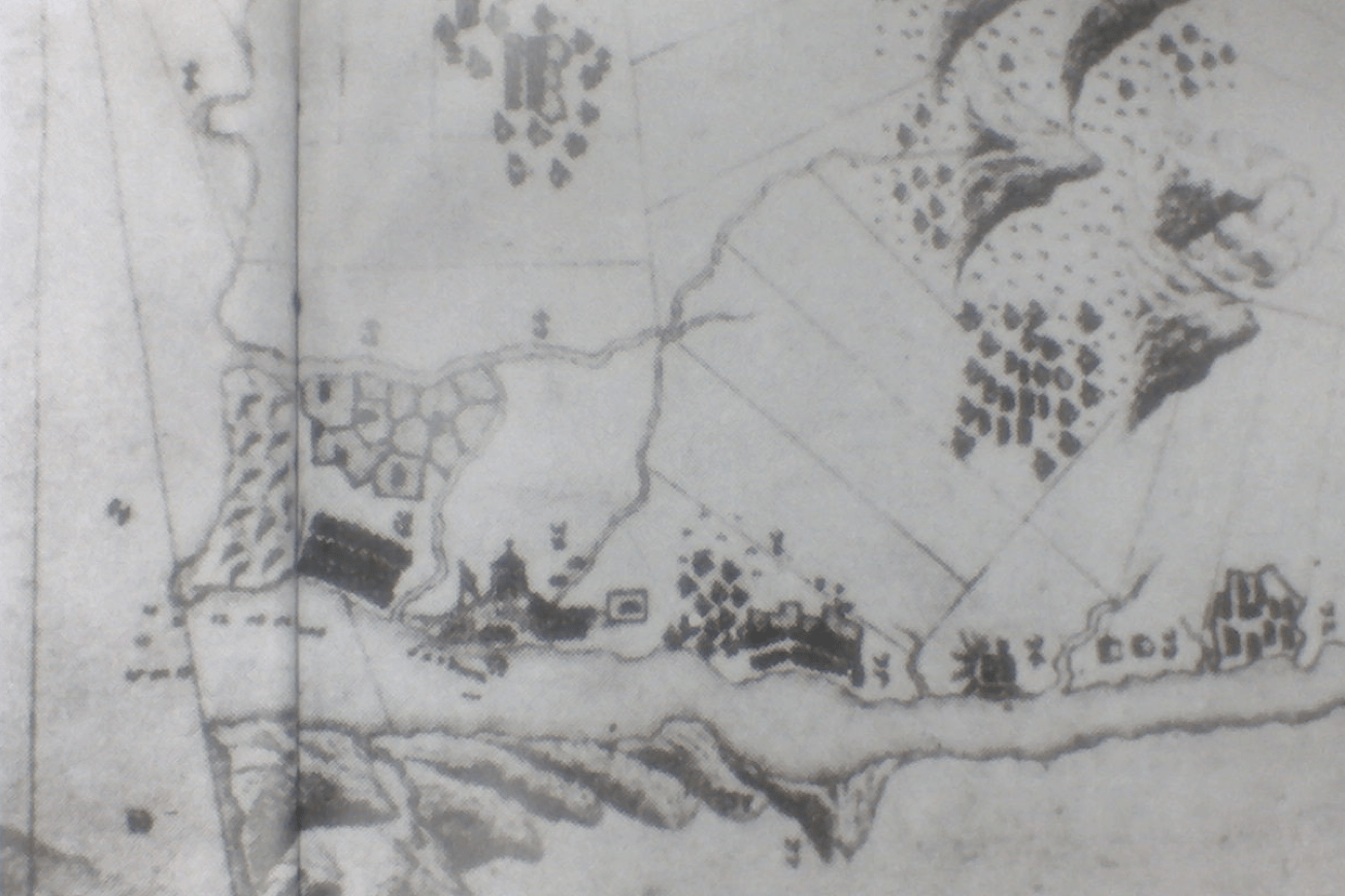 淡水歷史：明清兩朝治理前的西方國家覬覦時期 Formosa Dutch Tamsui Map Painting 1654 1